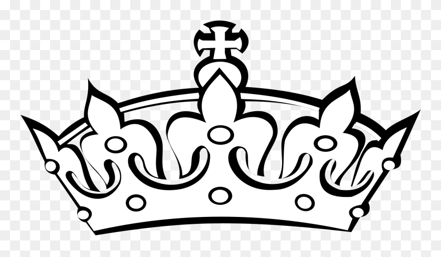 King Crown White Png Clipart
