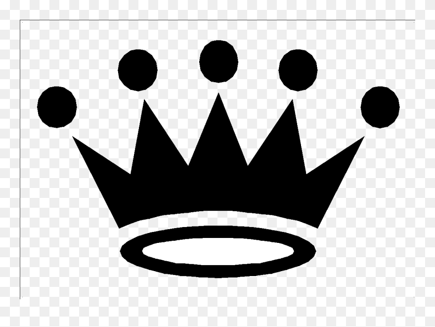 Graphics Illustrations Free Png - Transparent Crown Png Black Clipart
