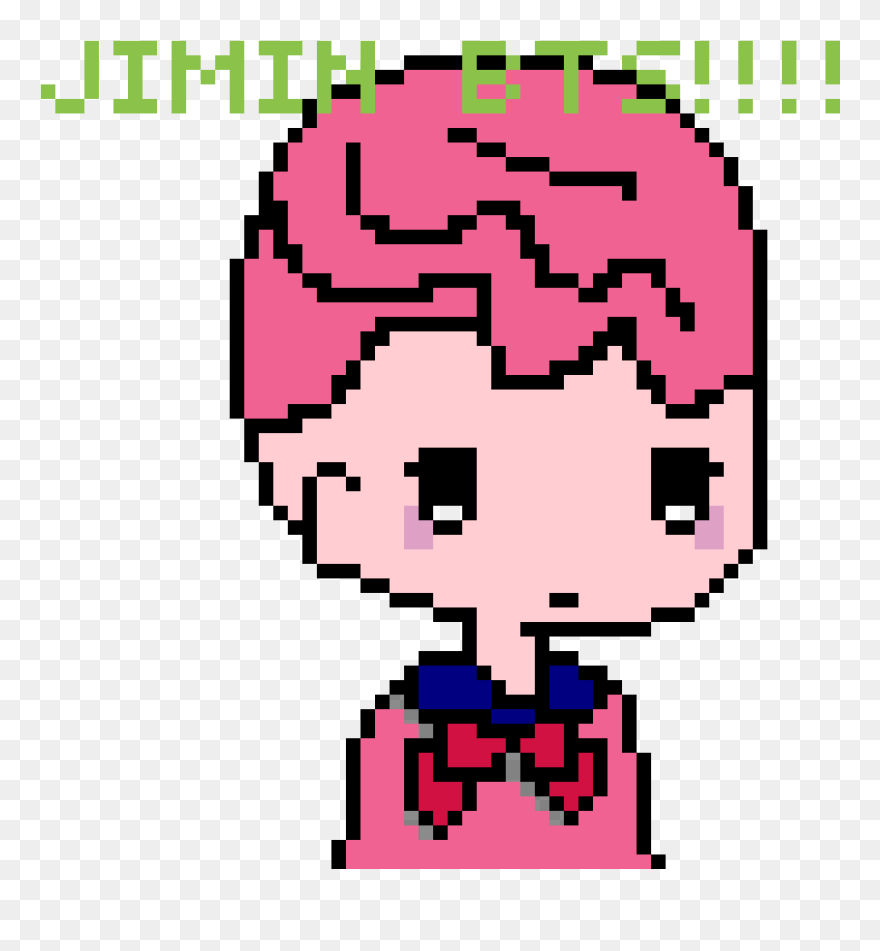 Transparent Jimin Png - Cute Anime Pixel Art Clipart