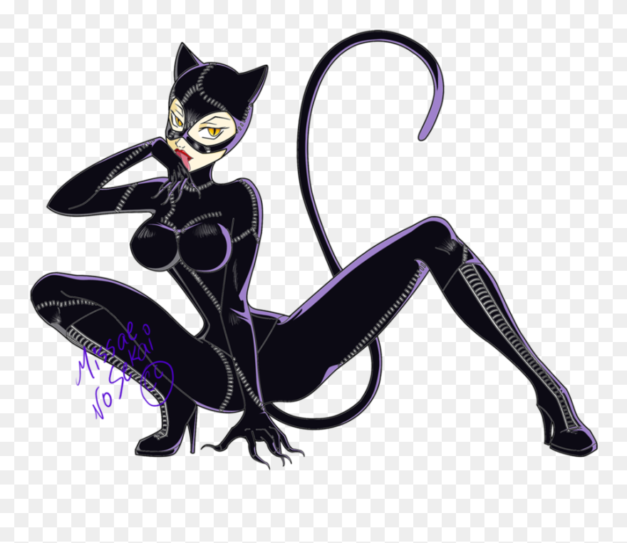 Catwoman - Catwoman Cartoon Clipart