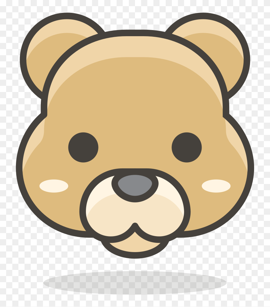476 Bear Face - Cartoon Of Bear Face Clipart