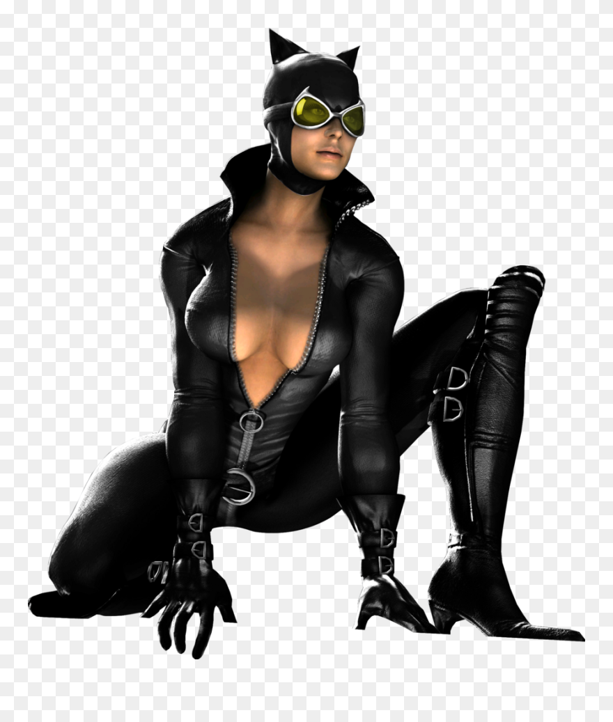 Catwoman Mortal Kombat Vs - Cat Woman Png Clipart