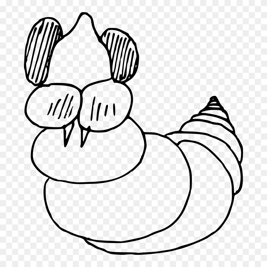 Monster Wurm - Clip Art - Png Download