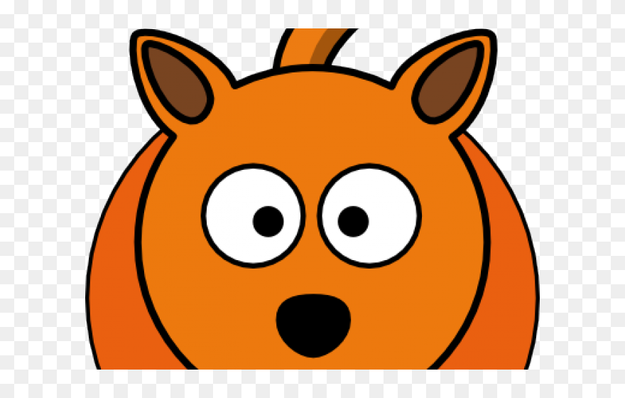 Red Fox Clipart Carton - Orange Cat Clipart - Png Download