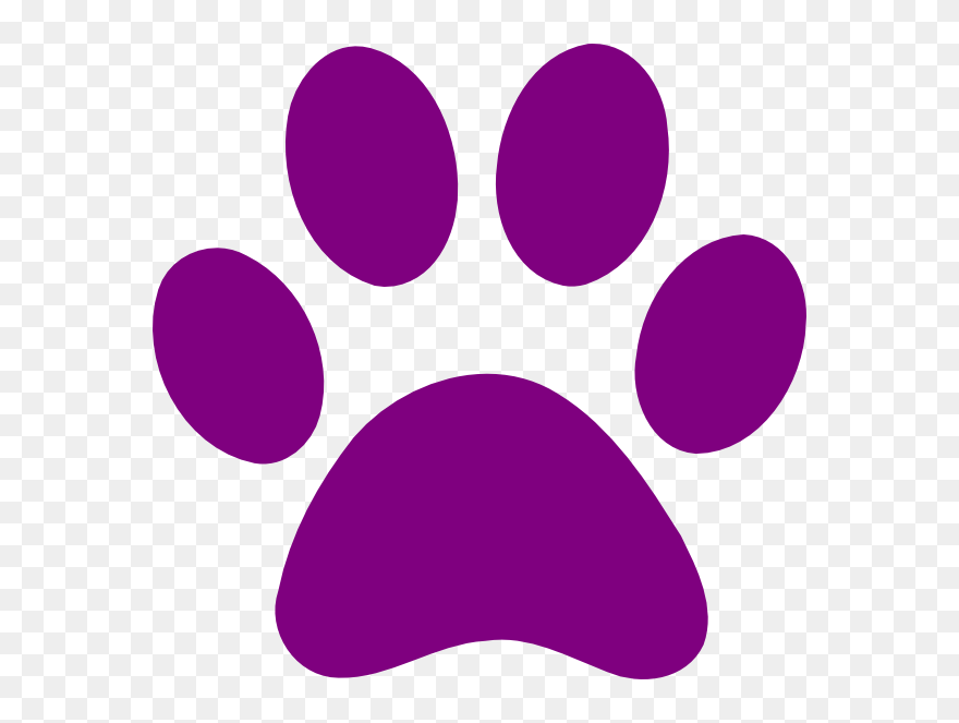 Pin Cat Paw Print Clip Art Graphic Dog Pictures - Pink Dog Bone Clipart - Png Download