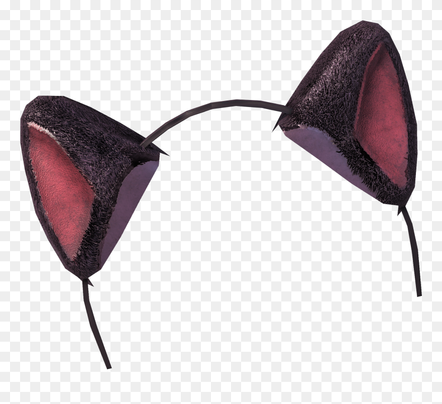 Cat Ear Head Drawing - Cat Ears Head Png Clipart