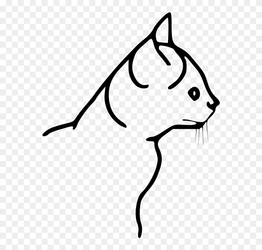 Kitten Yawning Clip Art Download - Clip Art - Png Download