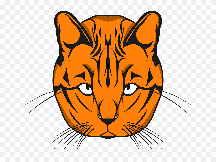 Cat Face Clipart - Png Download