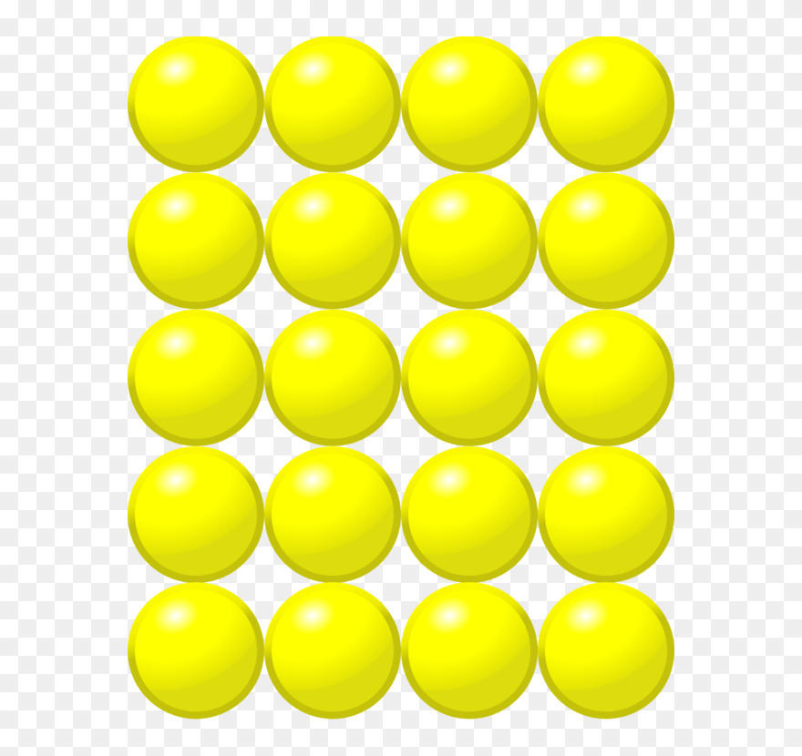 Ball,yellow,sphere - Circle Clipart