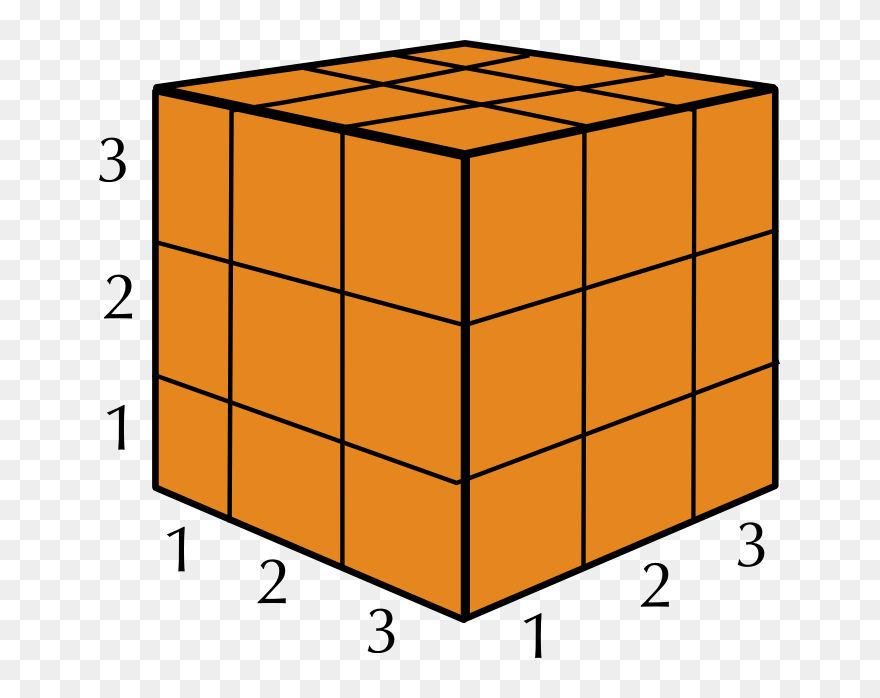 3 Cubed Clipart