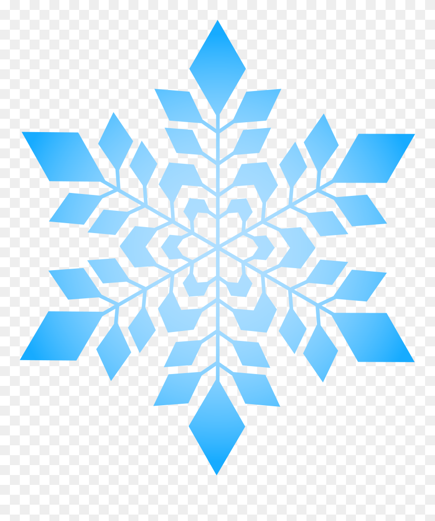 Simple Blue Snowflake Png Download - Transparent Background Snowflake Clipart Pink