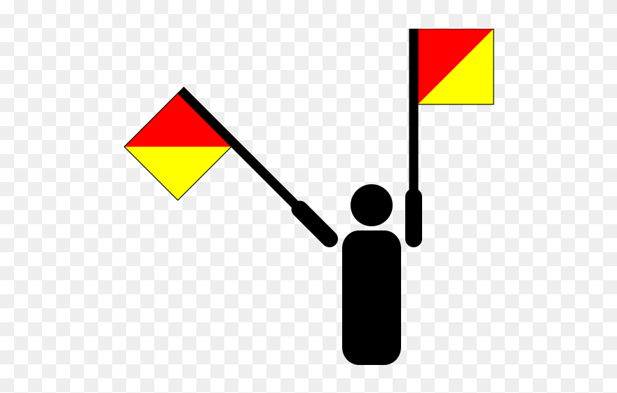 Semaphore K Clipart