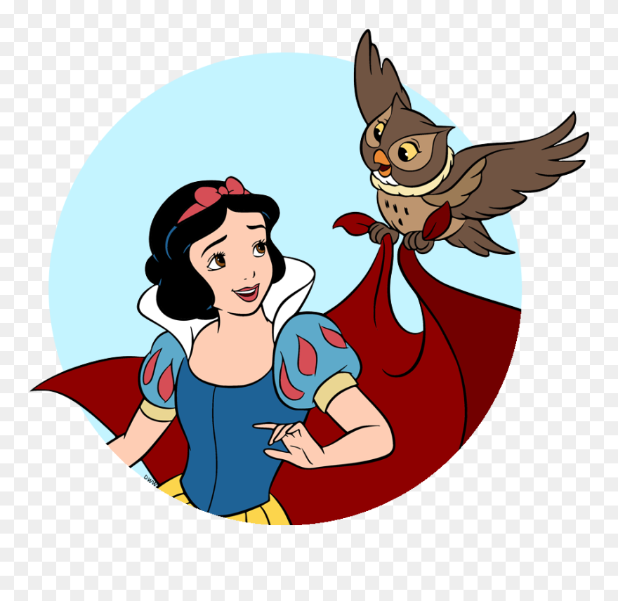 Disney Snow White Owl Clipart