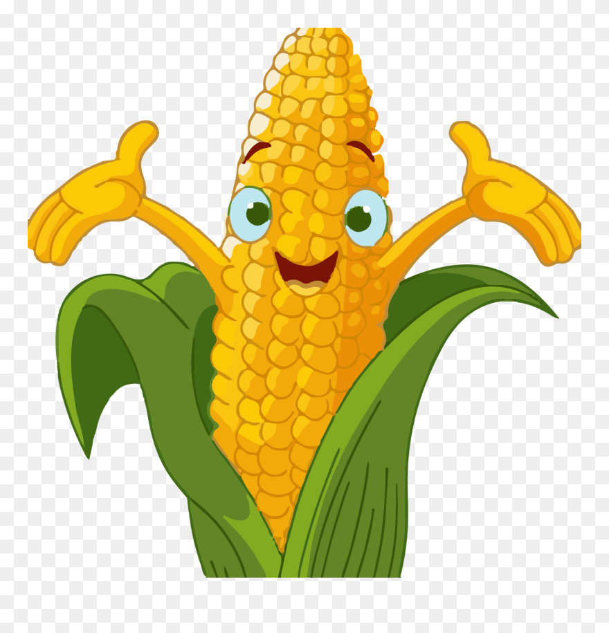 Sweet Corn Cartoon Clipart
