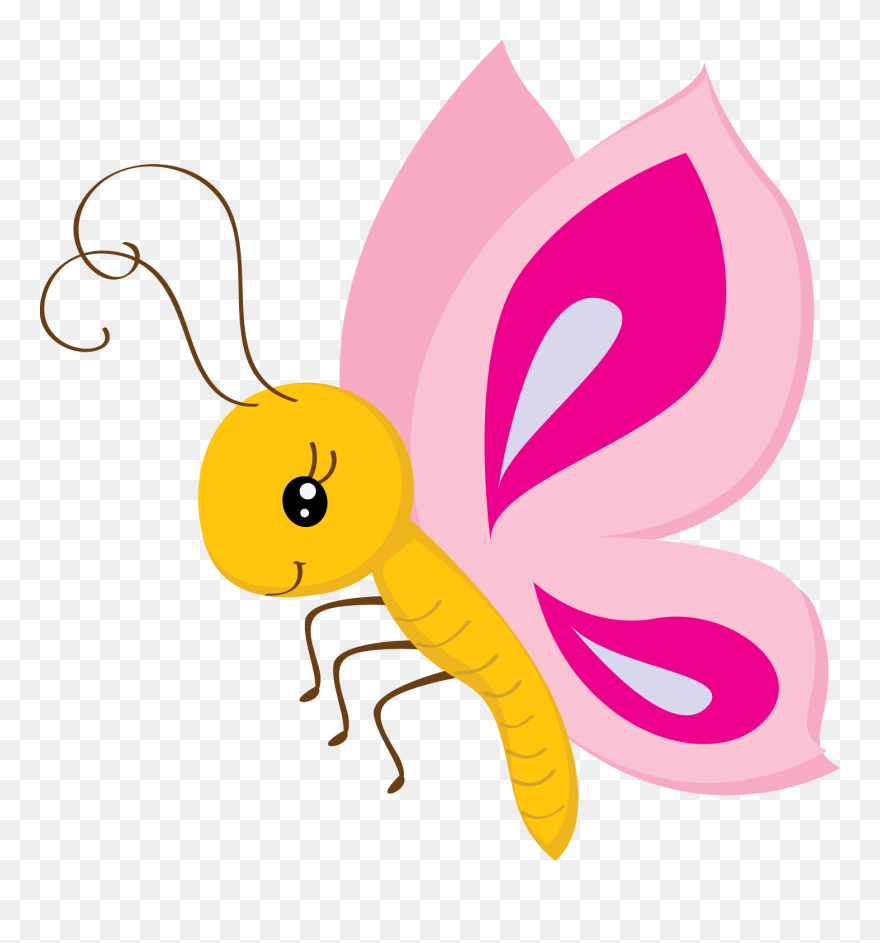 Cute Butterfly Clip Art - Png Download