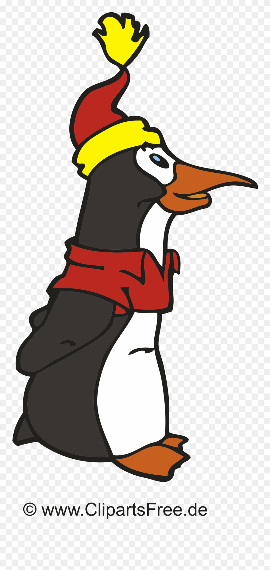 Cartoon Pinguin Clip Art, Illustration, Bild - Png Download
