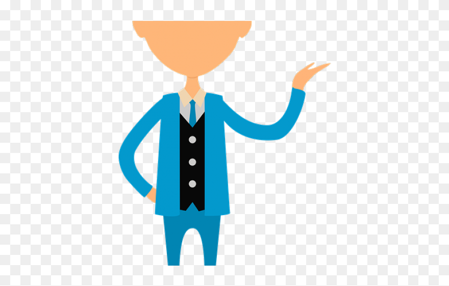 Cartoon Man In Suit Clipart