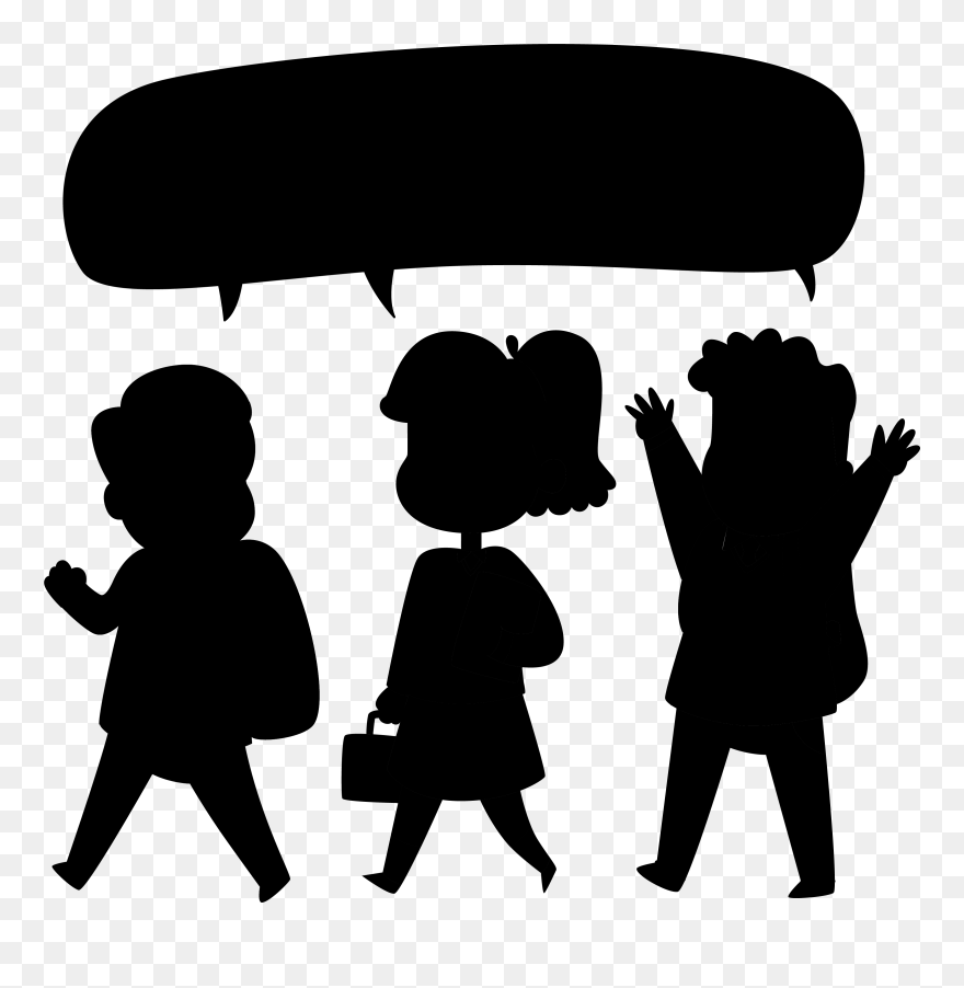 Clip Art Human Behavior Black & White - Png Download