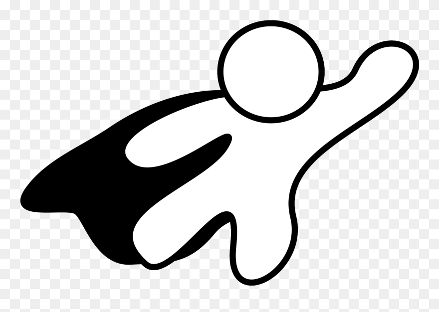 Man Clipart Black And White - Png Download