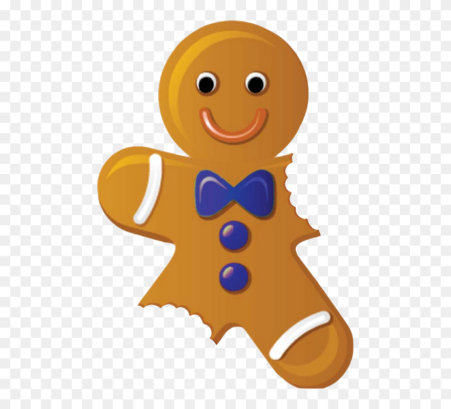 Gingerbread Man Clip Art - Png Download