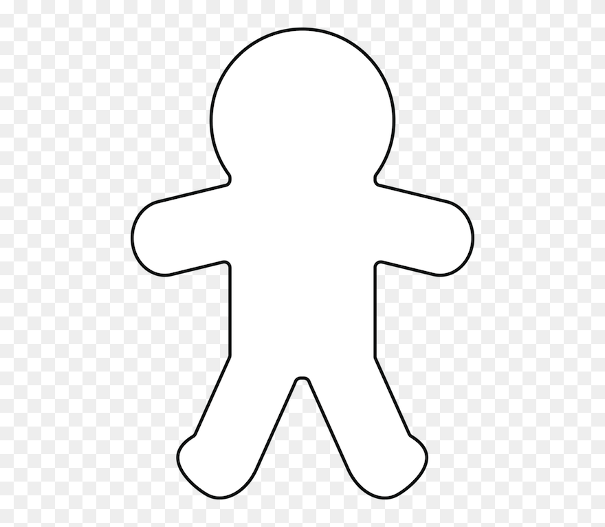 Transparent Gingerbread Man Clipart - Png Download