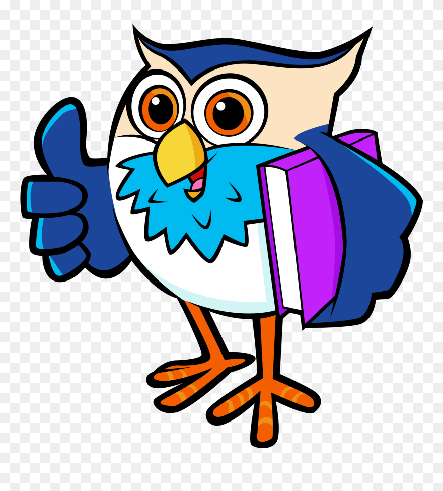 September Clipart Reading Owl - Portable Network Graphics - Png Download