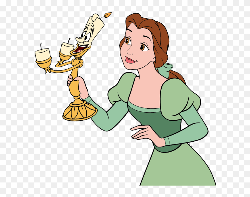Beauty And The Beast Belle Clipart - Png Download
