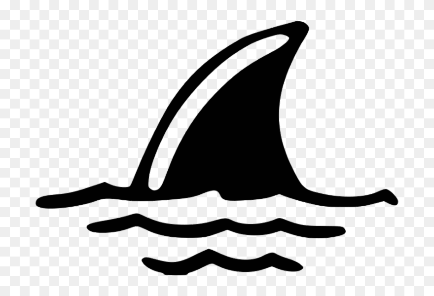 Transparent Corn Hole Clipart - Shark Fin Clip Art - Png Download