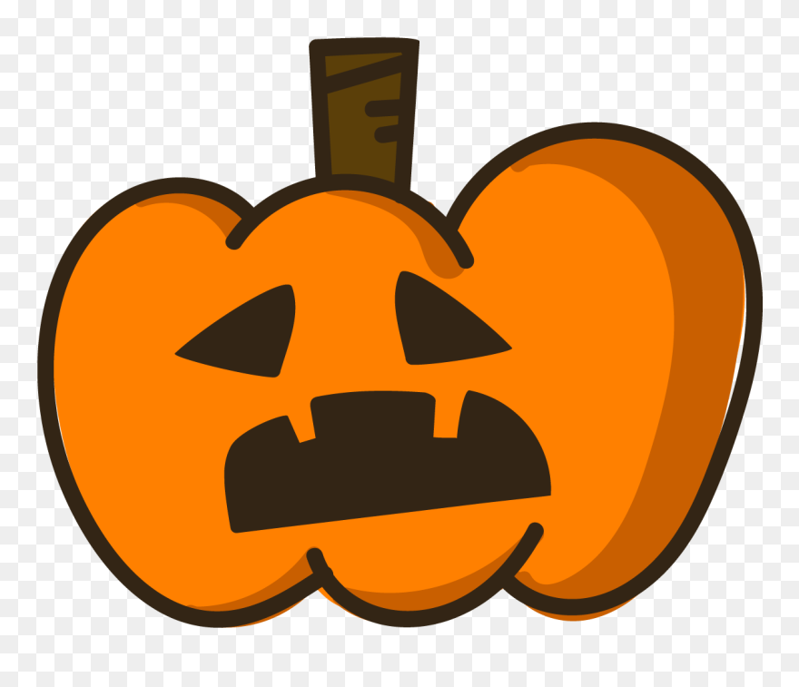 Jack O Lantern Halloween Pumpkin Clip Art - Clip Art Pumpkin Head - Png Download