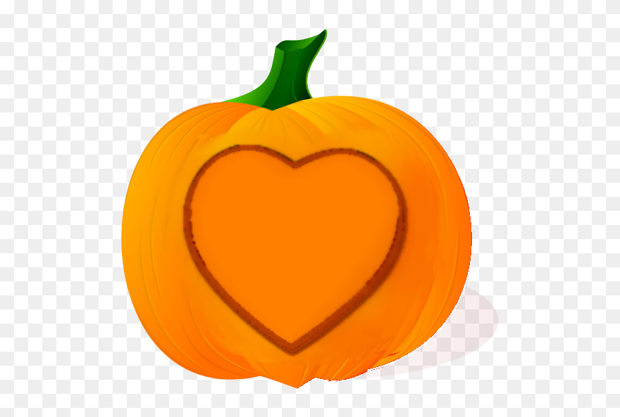 Top Down View Of A Pumpkin Clipart Png Stock Clipart - Love Pumpkin Transparent Png