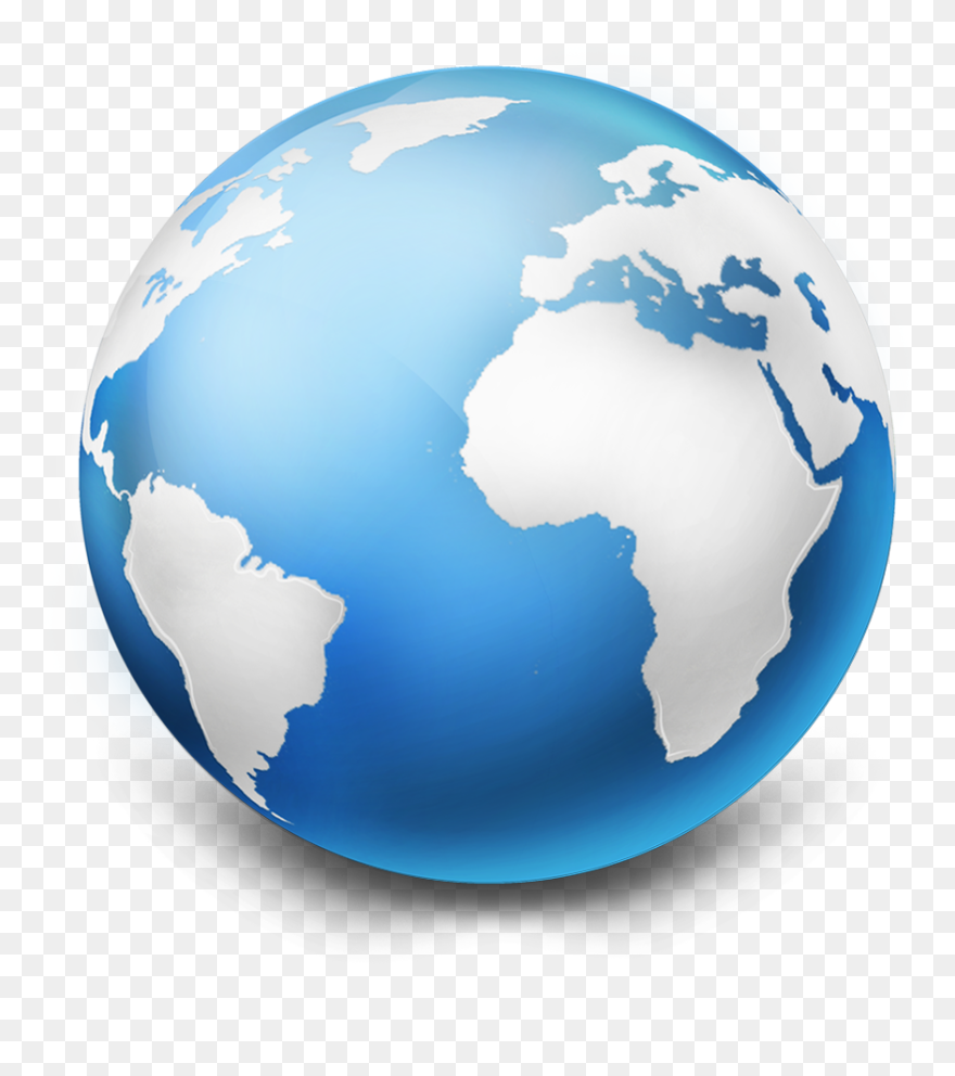 Globe Clip Art - World Logo Transparent Background - Png Download