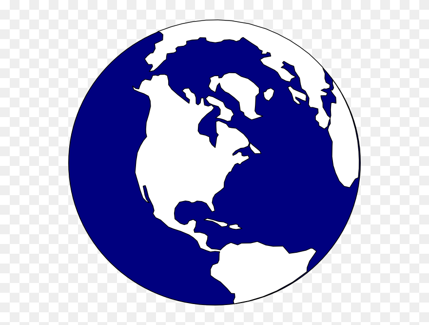 Blue And White Earth Clipart