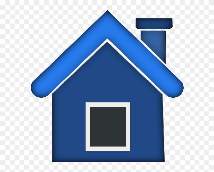 Simple House Vector Graphics - Clipart House Icon - Png Download