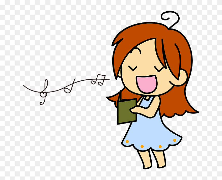Child Singing Clipart - Png Download