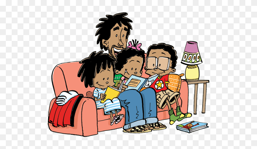 Gogo - Children Listening To Story Clipart - Png Download