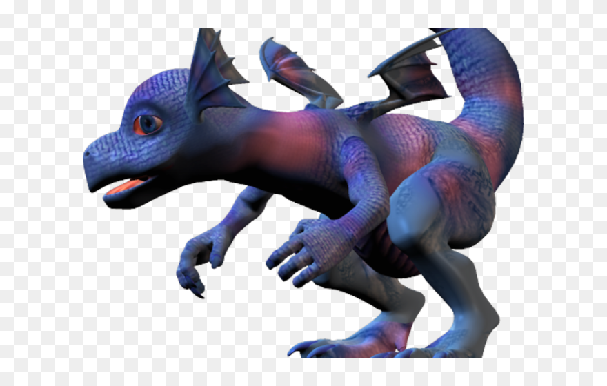 Baby Dragon Clipart - Dragon - Png Download