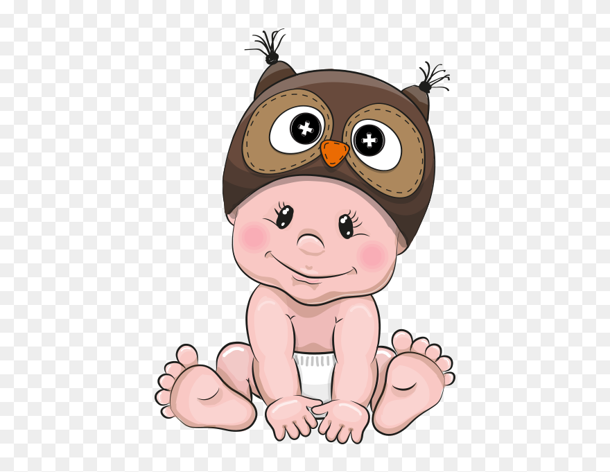 Clipart Baykuş Bebek - ิ Baby Cartoon Png Transparent Png
