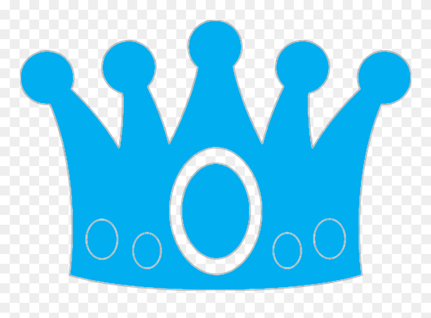 Benim Prensim Bebek Odası Taç Duvar Sticker Buz Mavi̇si̇ - Taç Png Clipart