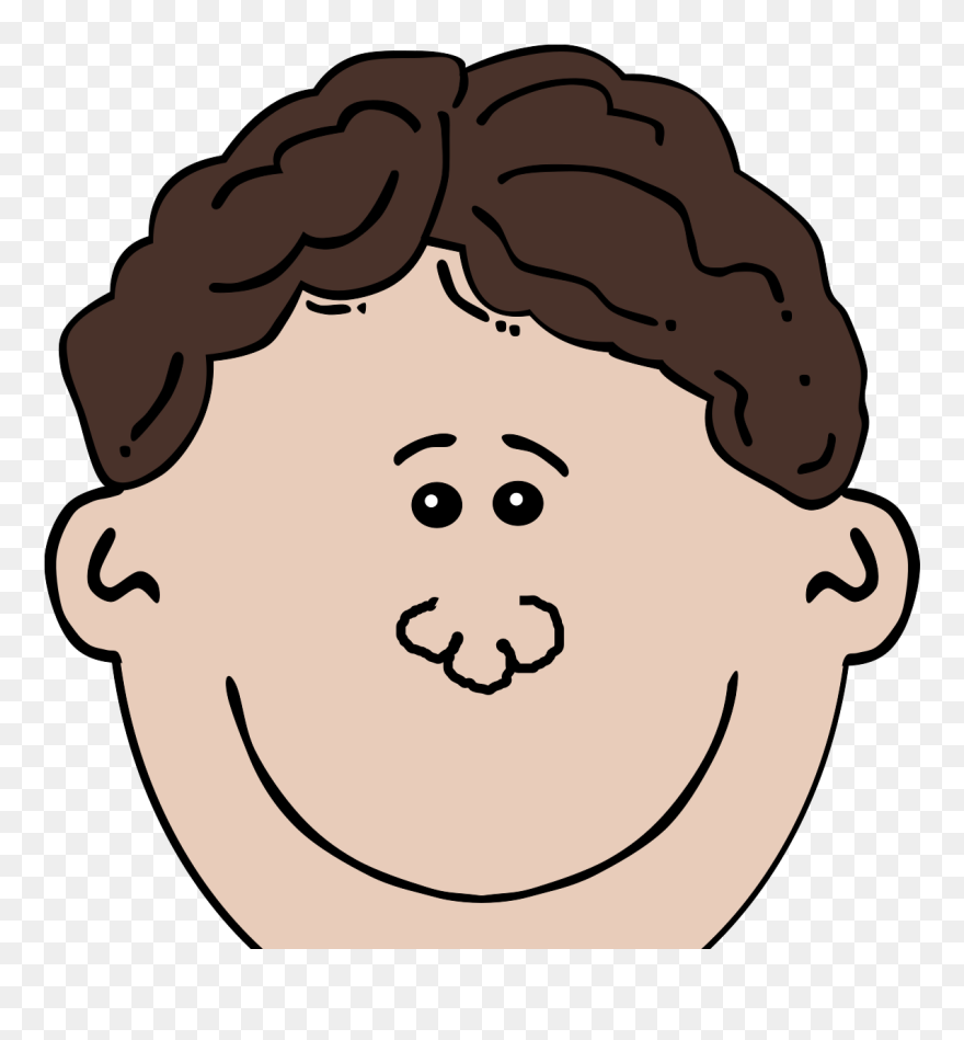 Sad Boy Face Cartoon Clipart