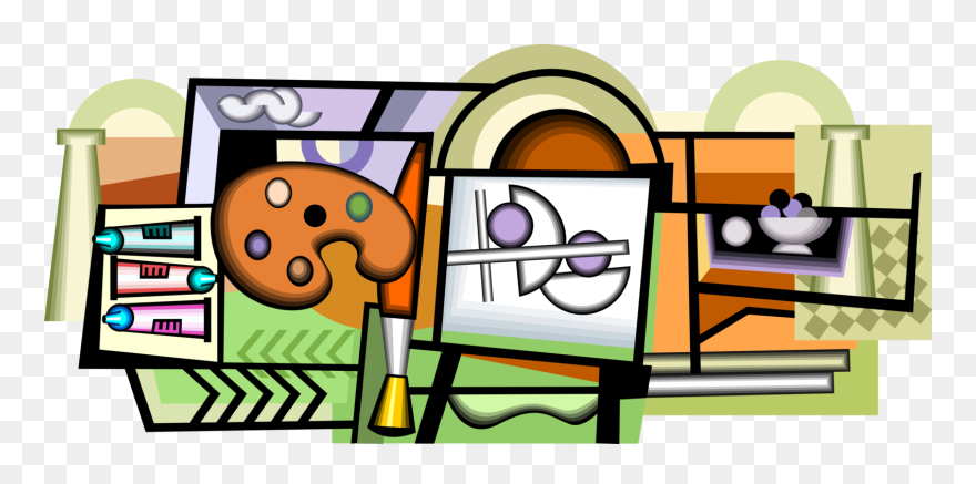 Transparent Paint Palette Clip Art - Png Download