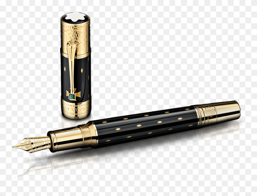 Transparent Fountain Pen Clip Art - Montblanc - Png Download