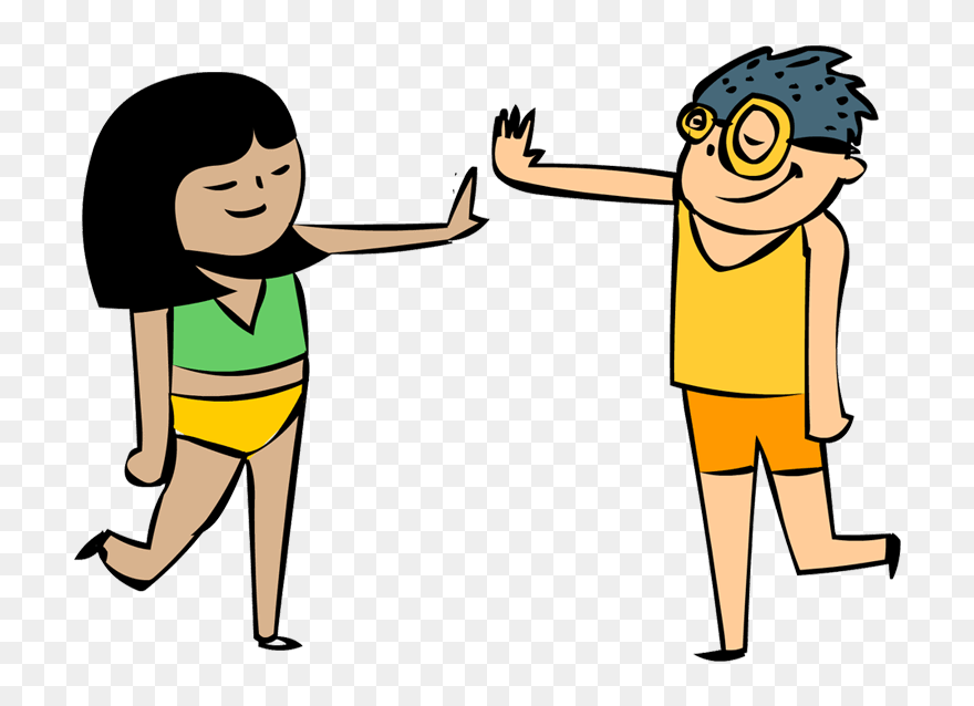 Geeks On A Beach Clipart