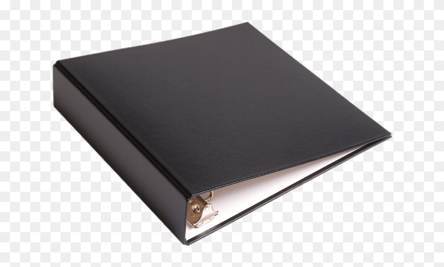 Black Binder Clip Arts - Leather - Png Download