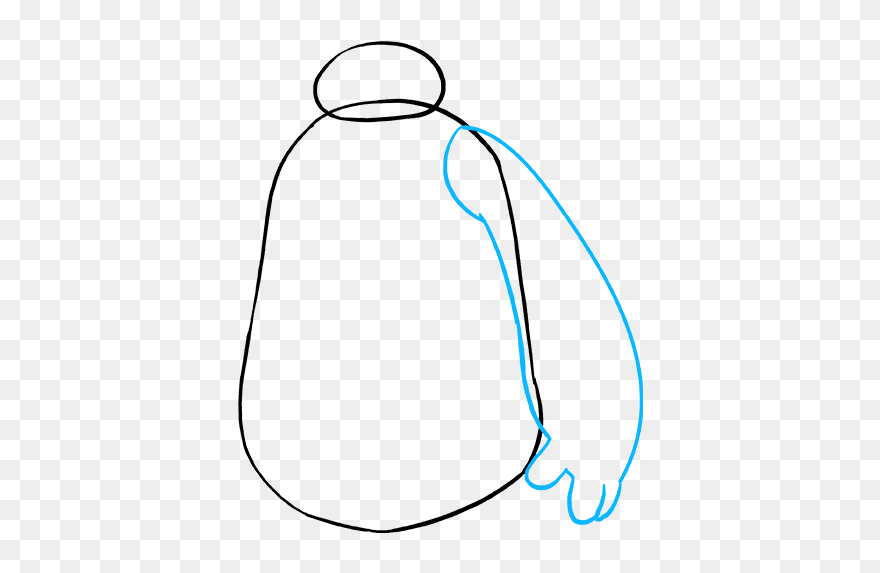 How To Draw Baymax From Big Hero Clipart