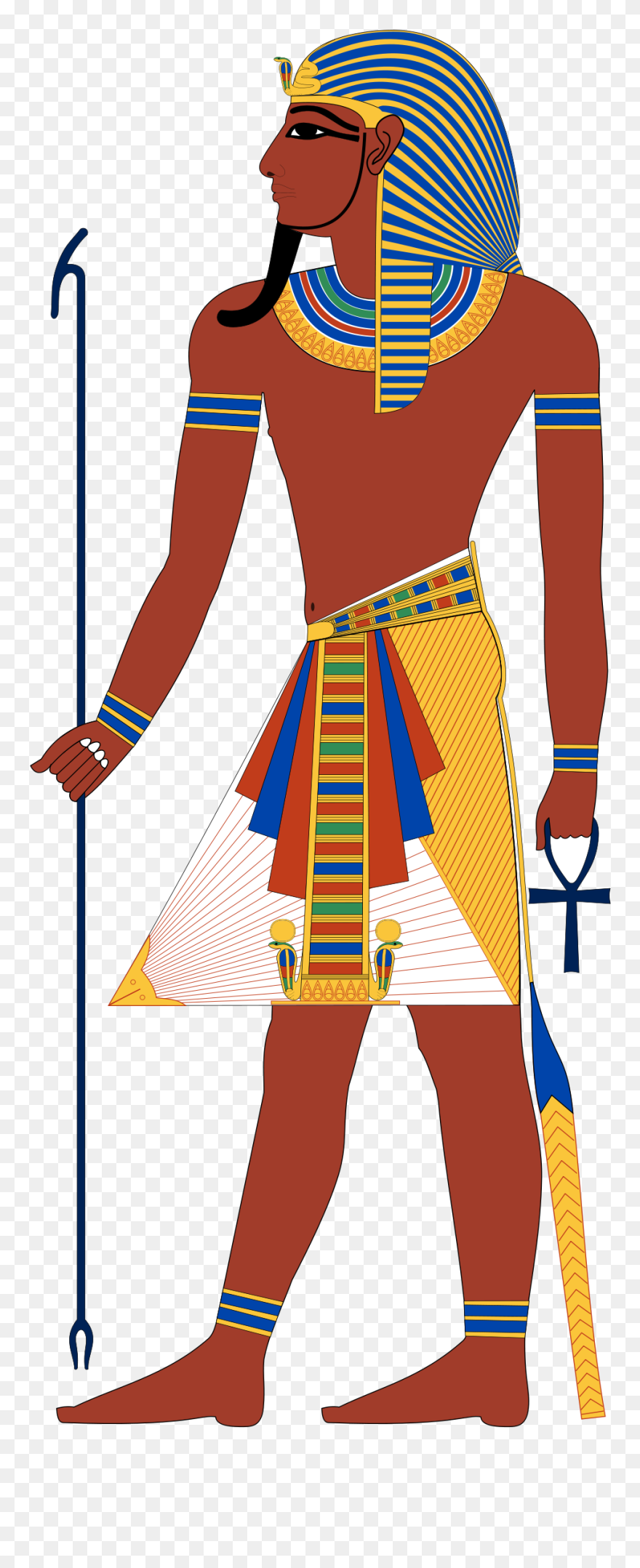 Palace Clipart Pharaoh Pharaoh Wikipedia - Ancient Egyptian Pharaoh Drawing - Png Download