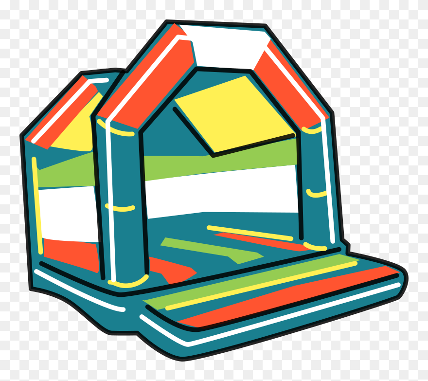 Springkasteel - Springkasteel Png Clipart