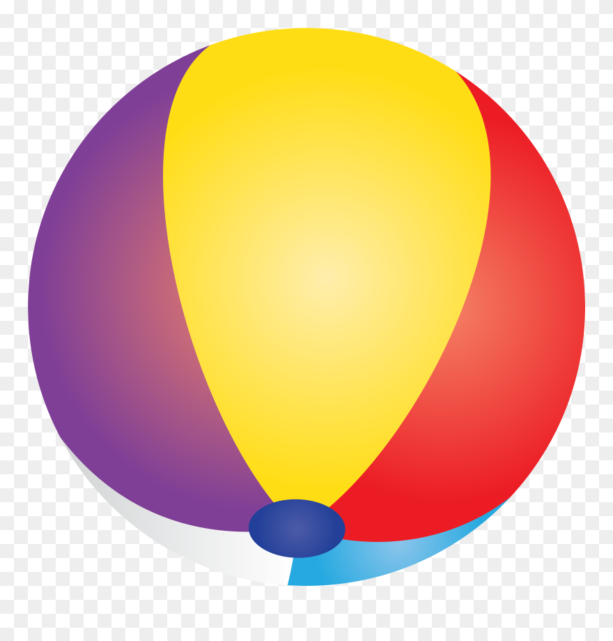 Beach Ball Clip Art - Halten Und Parken Verboten - Png Download