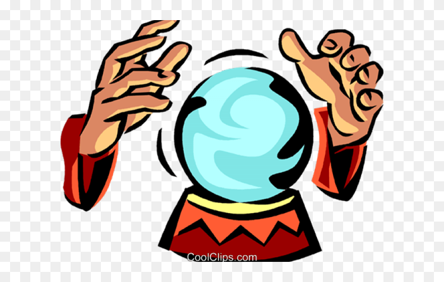 Crystal Ball Clipart - Crystal Ball Fortune Teller Cartoon - Png Download