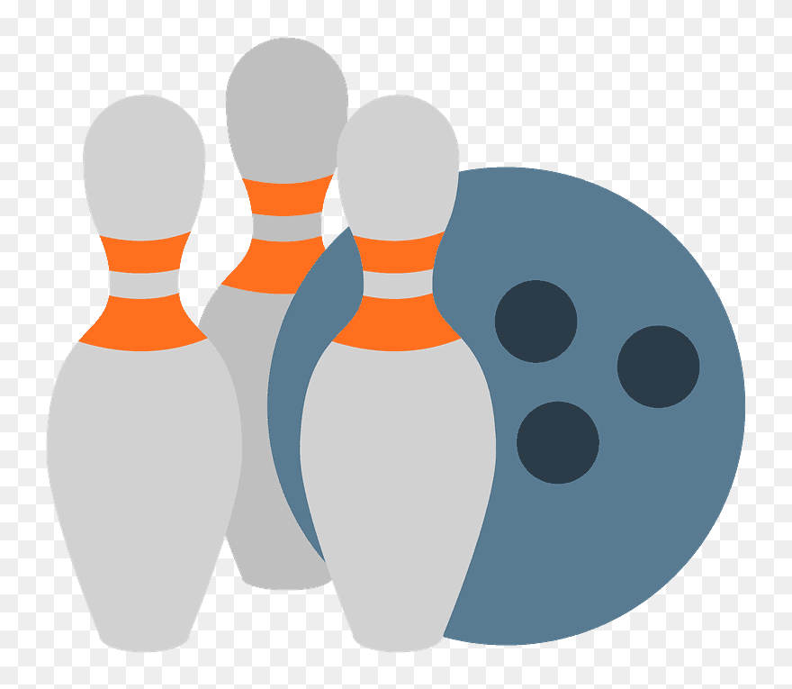 Bowling Pin Emoji Clipart