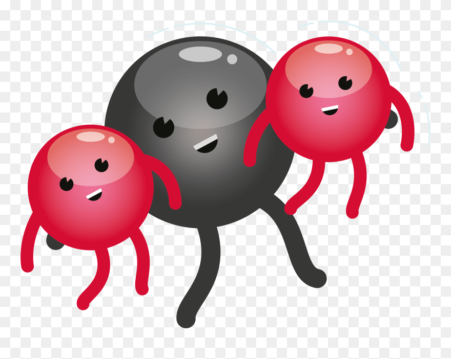 Carbon Dioxide Molecule Caricature Png Clipart